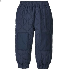 Patagonia Baby Quilted Puff Insulated Joggers New Navy Unisex Toddler Size 3T
